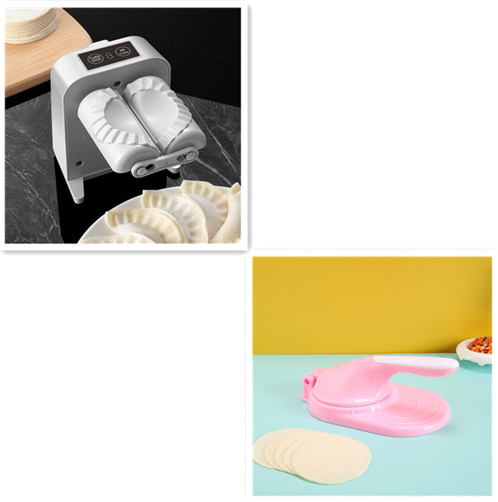 Automatic Dumpling Maker Machine - Easy Kitchen Dumpling Tool, White