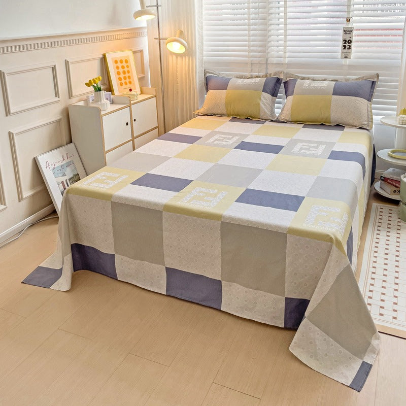 Cotton Printed Twill Bed Sheets - Multiple Sizes & Patterns Available