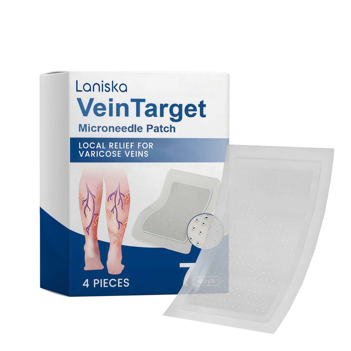 Leg Care Patches - Moisturizing Body Care Set, 4 Pieces