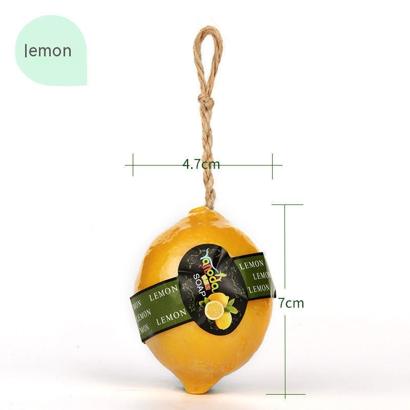 Fruit-Shaped Essential Oil Handmade Soap - Melon, Bath & Face Wash