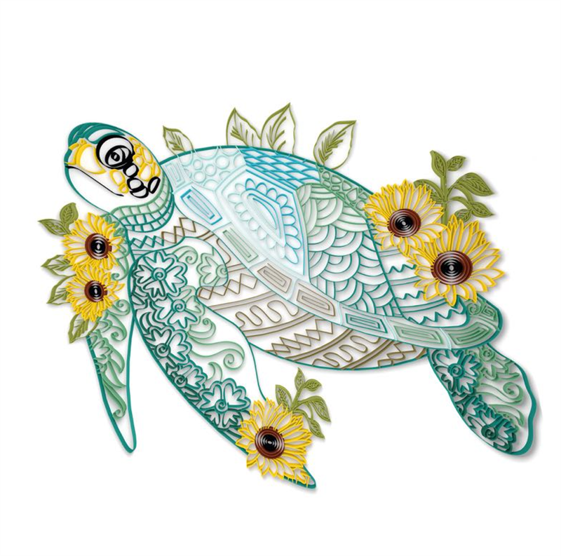 Handmade Quilted Paper Art Kit for Creative Painting & Decoration