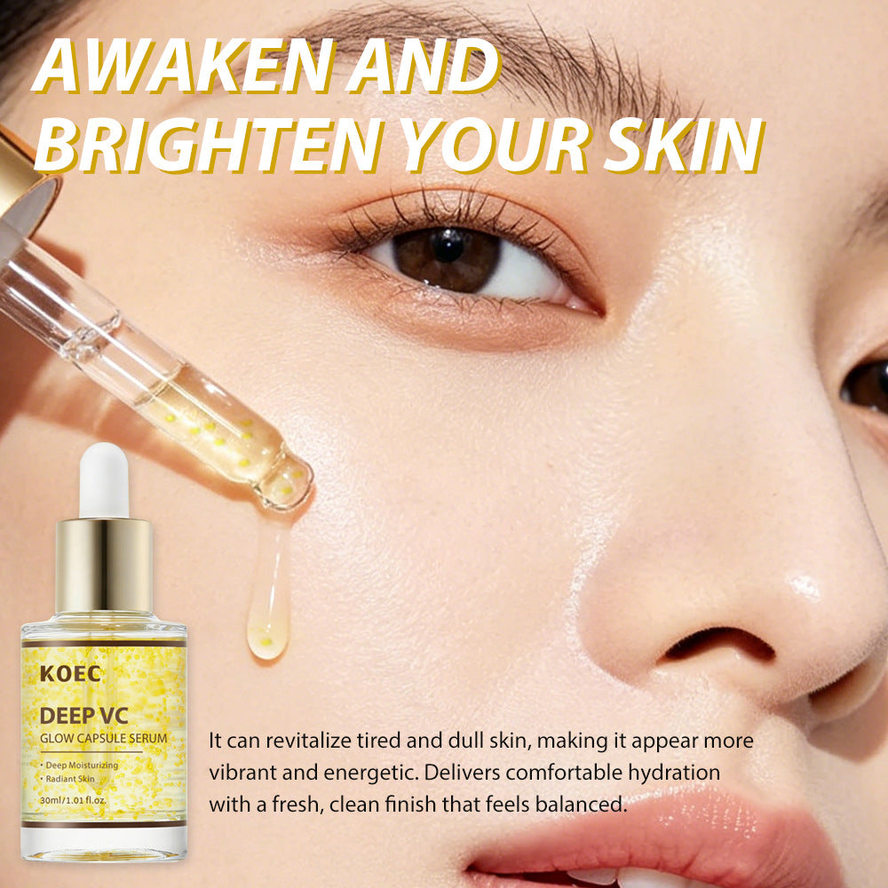 Vitamin C Facial Serum Capsule 30ml - Brightening Skin Care Liquid