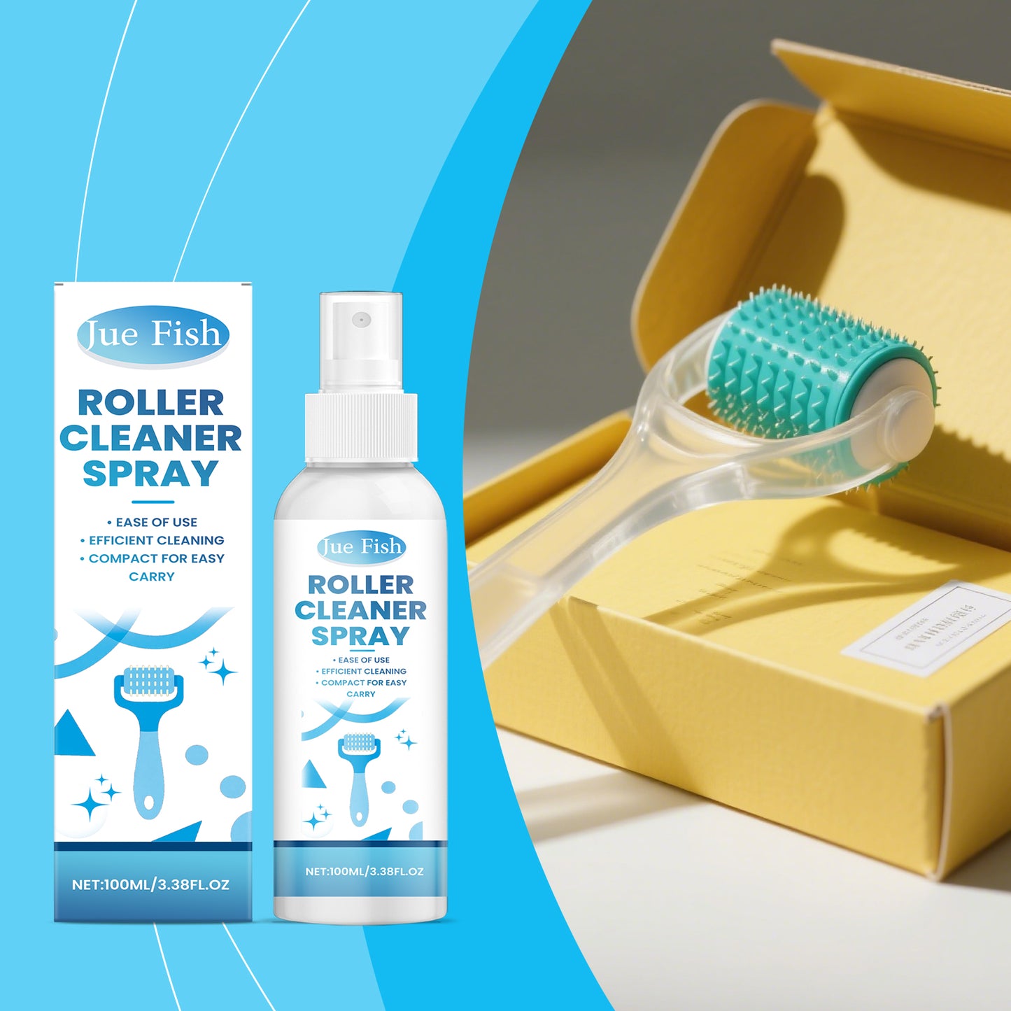 Micro Needle Roller Cleaning Spray - 100ml for Skin Care Tool Maintenance