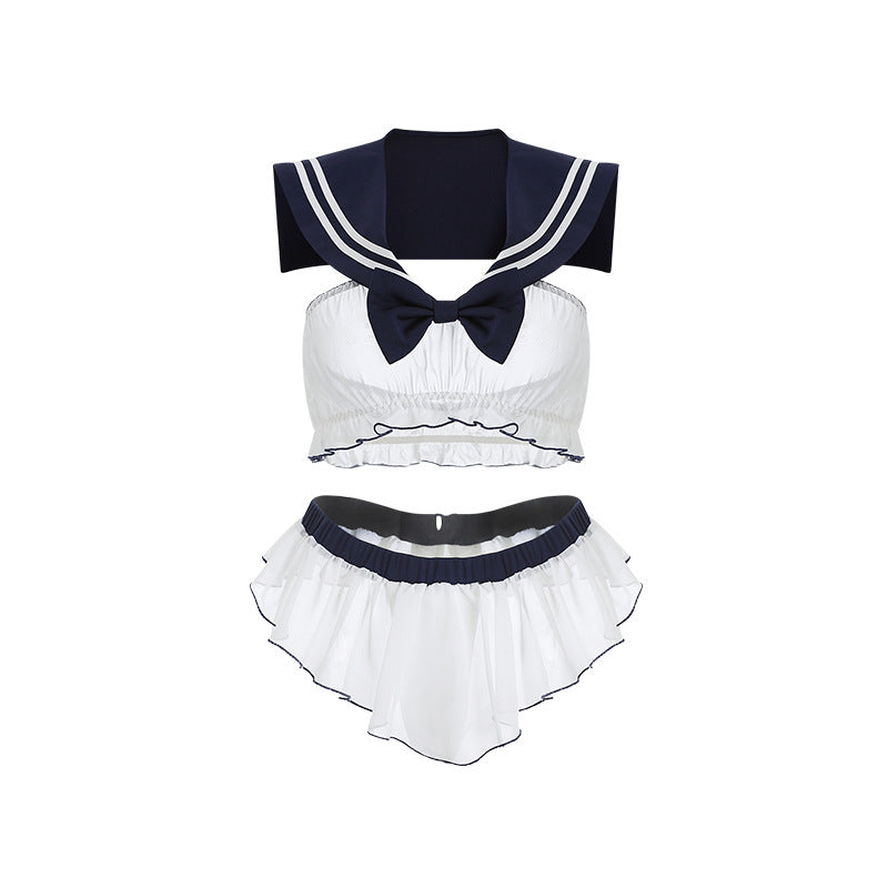 Waist Cincher Shapewear for Women Satin Uniform Suit One Size White
