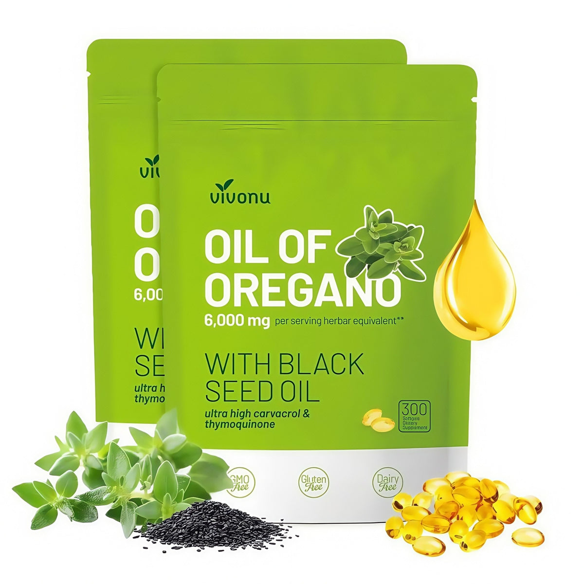 Oregano Oil Soft Capsules – Herbal Wellness Support