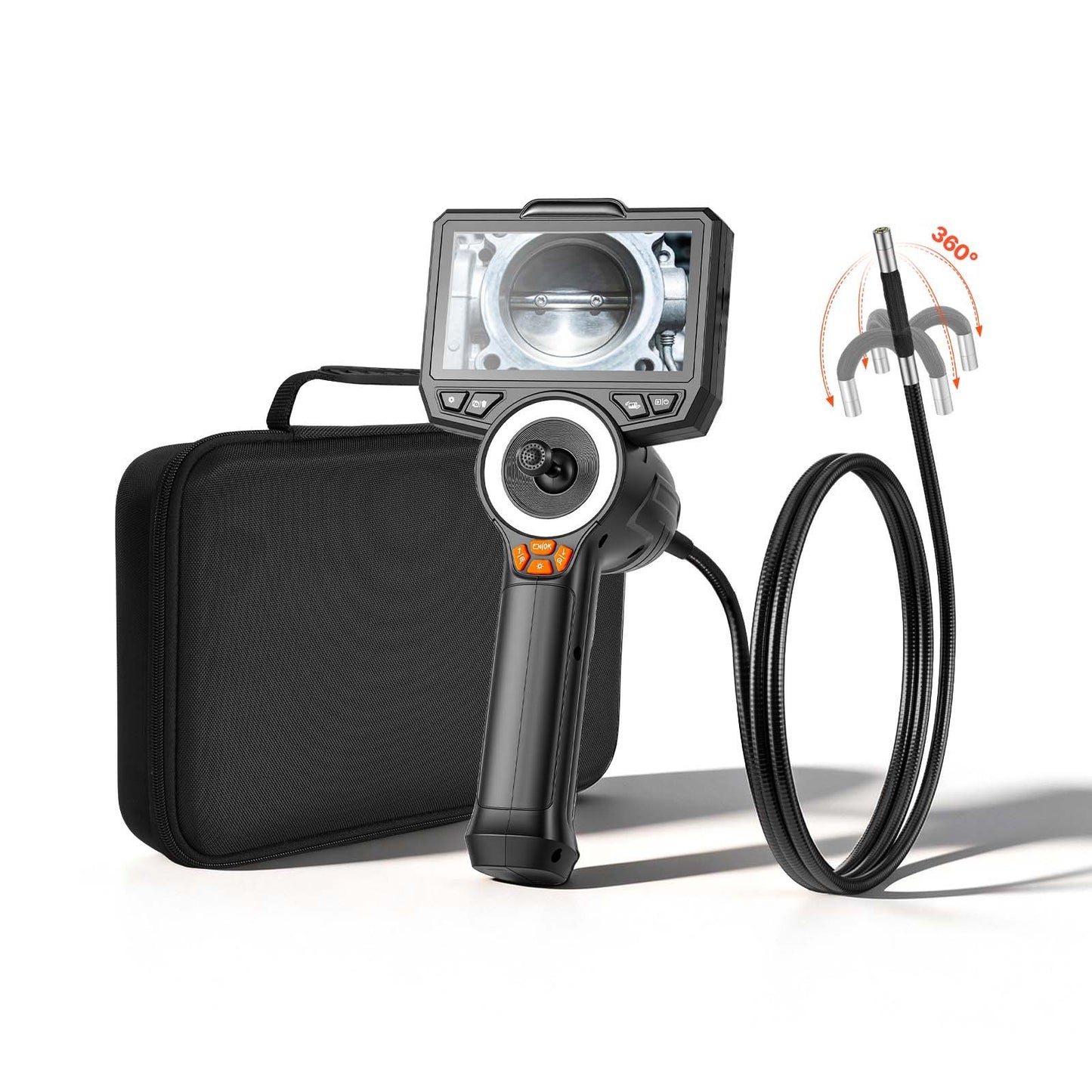 Flexible Endoscope Inspection Camera 1080P HD Borescope for Wall & Automotive Inspection