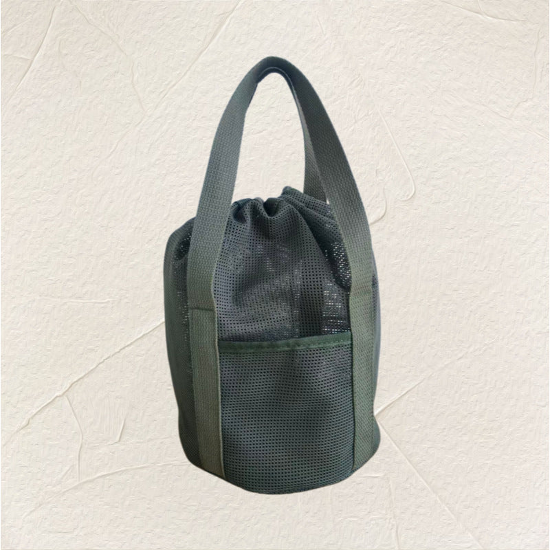 Travel Toiletry Mesh Bag - Lightweight, Breathable, Foldable Cosmetic Storage