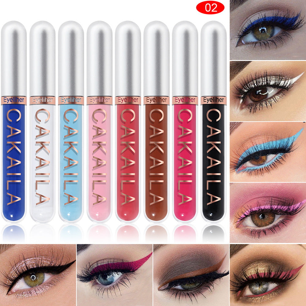 Liquid Eyeliner Set 8 Colors - Waterproof & Long-Lasting Eye Makeup Kit