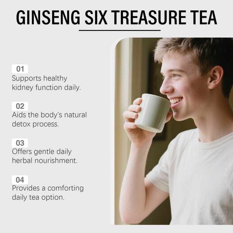 Healthy Tea Bags - 15 Count Mulberry Ginseng Blend