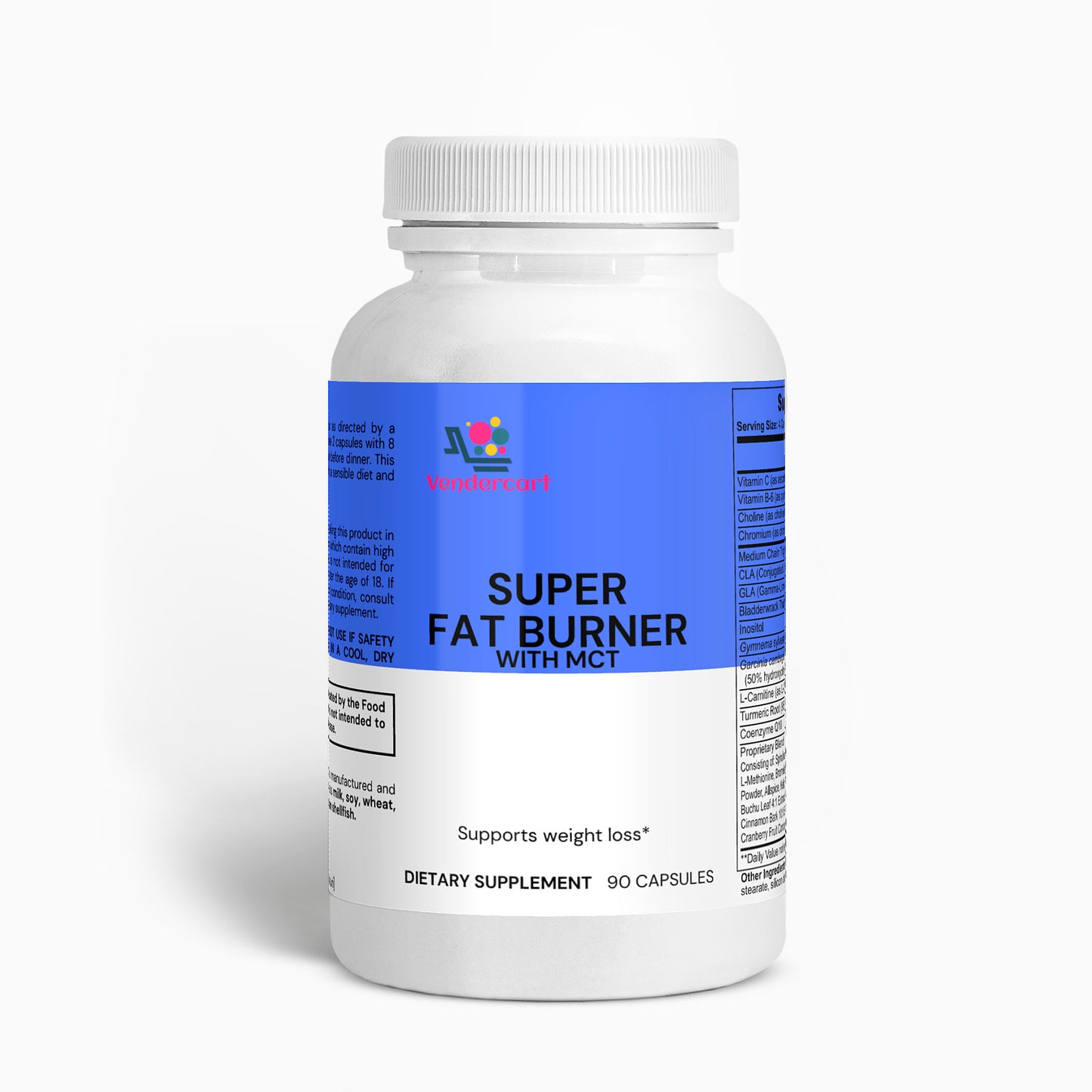 Super Fat Burner Supplement with MCT, L-Carnitine and Vitamin B6