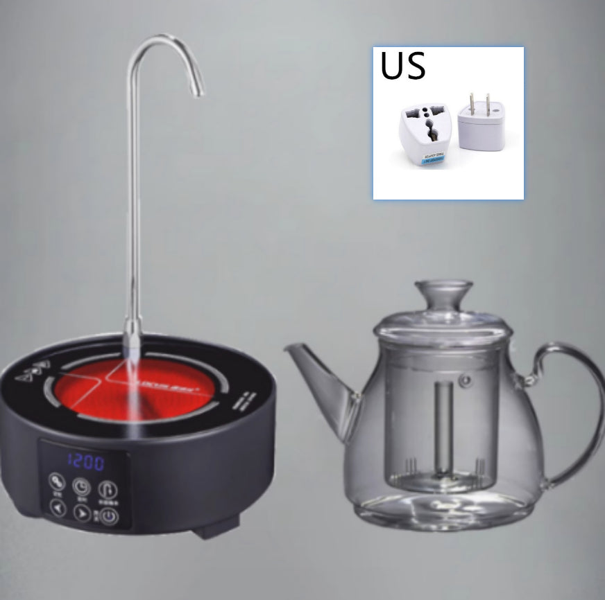 Large Capacity Glass Steam Teapot for Home Brewing - 1.5L