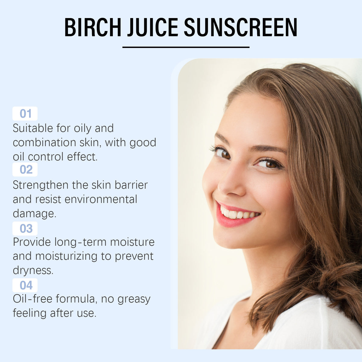 Birch Sap Oil Control Protective Cream - Outdoor Skin Care 50G
