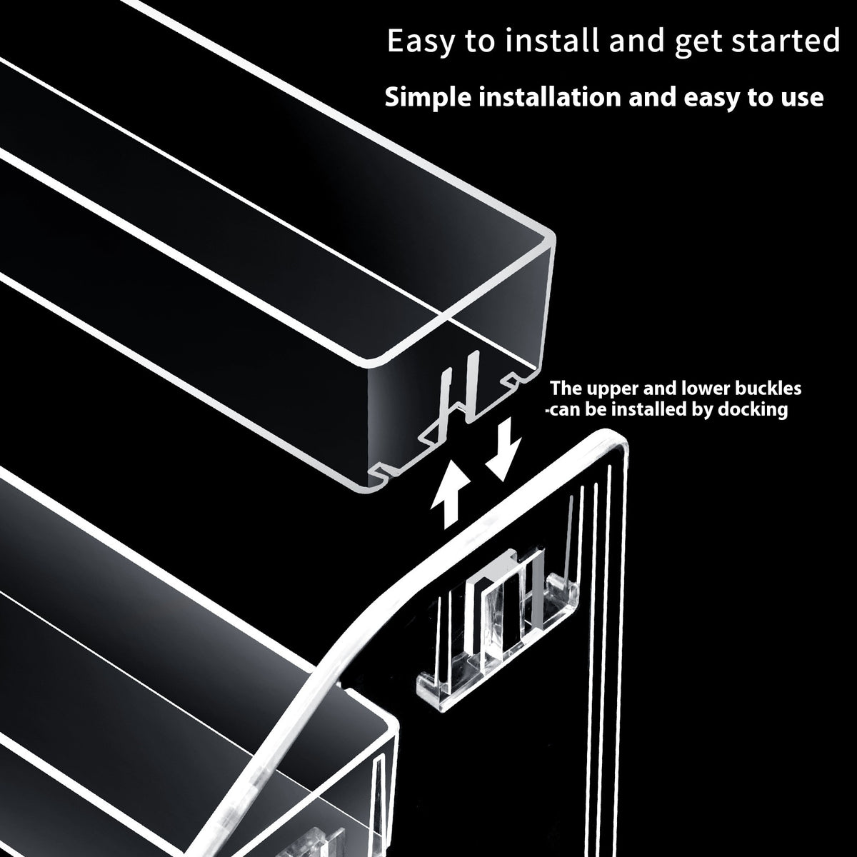 Multi-Layer Acrylic Nail Polish Display Rack - Clear Storage Organizer