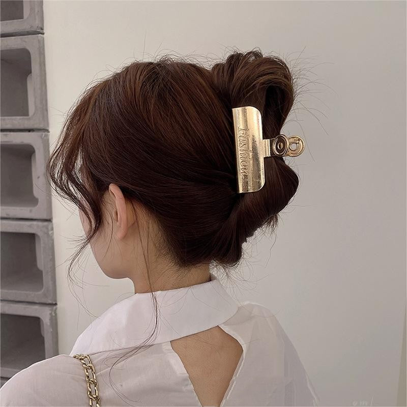 Creative Small Hair Grabbing Clip - Alloy Hair Accessory for Women