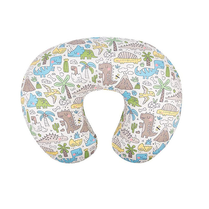 U-Shaped Nursing & Breastfeeding Pillow Cover with Detachable Print