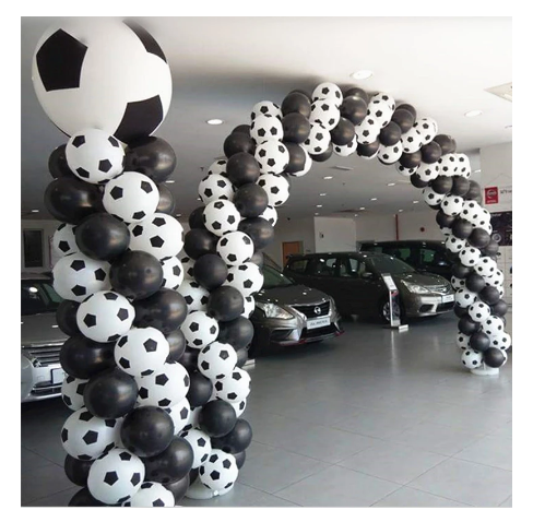 Children's Sports Balloon Set - Basketball & Football Theme, 50-100PCS