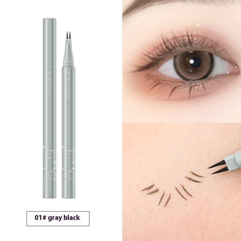 Two-Claw Liquid Eyeliner Waterproof Not Smudge Eye Makeup Set