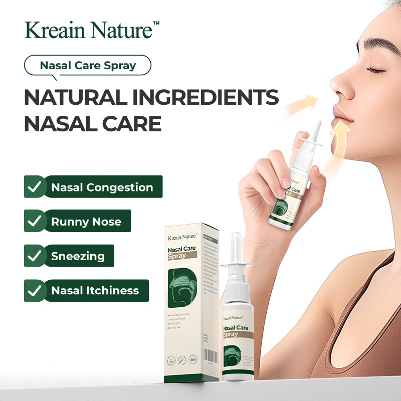 Natural Nasal Relief Spray for Congestion, Runny Nose, and Sneezing