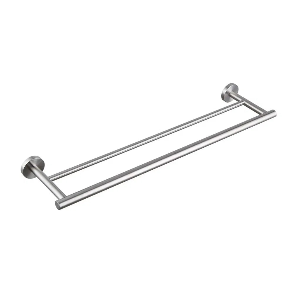 23.6 Inch Stainless Steel Double Towel Bar Wall Mount Bathroom Accessories