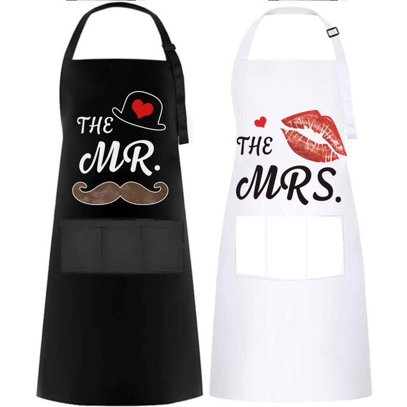 Waterproof Antifouling Kitchen Apron Set - Personalized Household Cooking Accessories