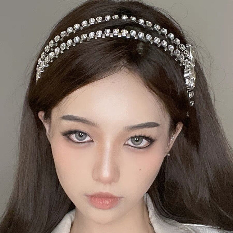 Hollow Butterfly Rhinestone Headband for Women - Fairy Style Hair Accessory