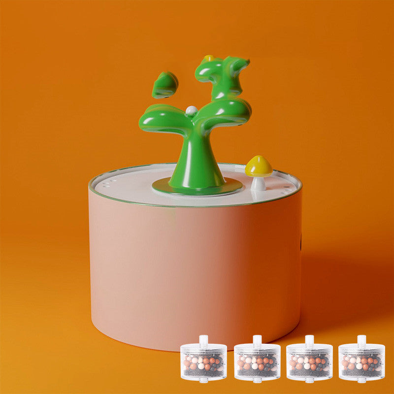 Automatic Water Fountain for Cats and Pets - Non-Wet Drinking Dispenser