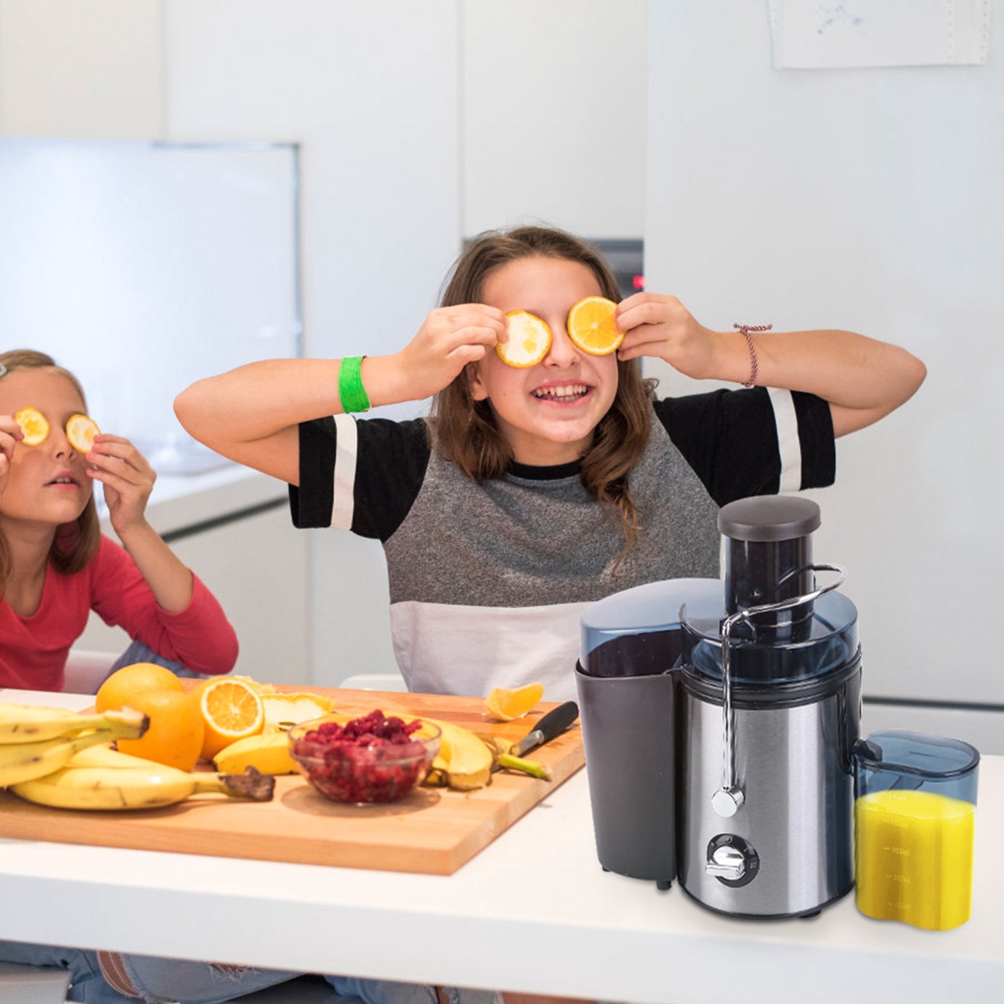 Electric Juicer with 2 Speeds & 2.6in Wide Feed Chute
