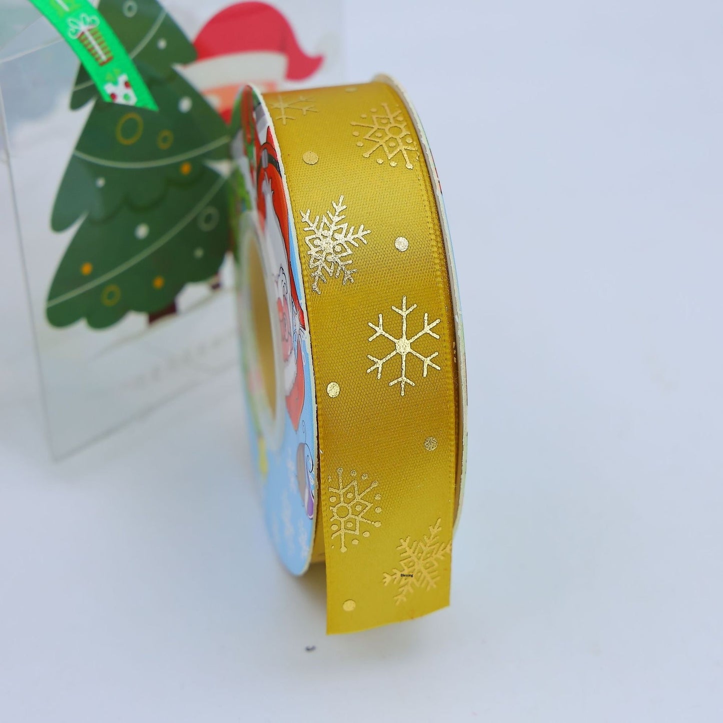 Christmas Ribbon for Gift Wrapping and Cake Decoration - 25 Yards