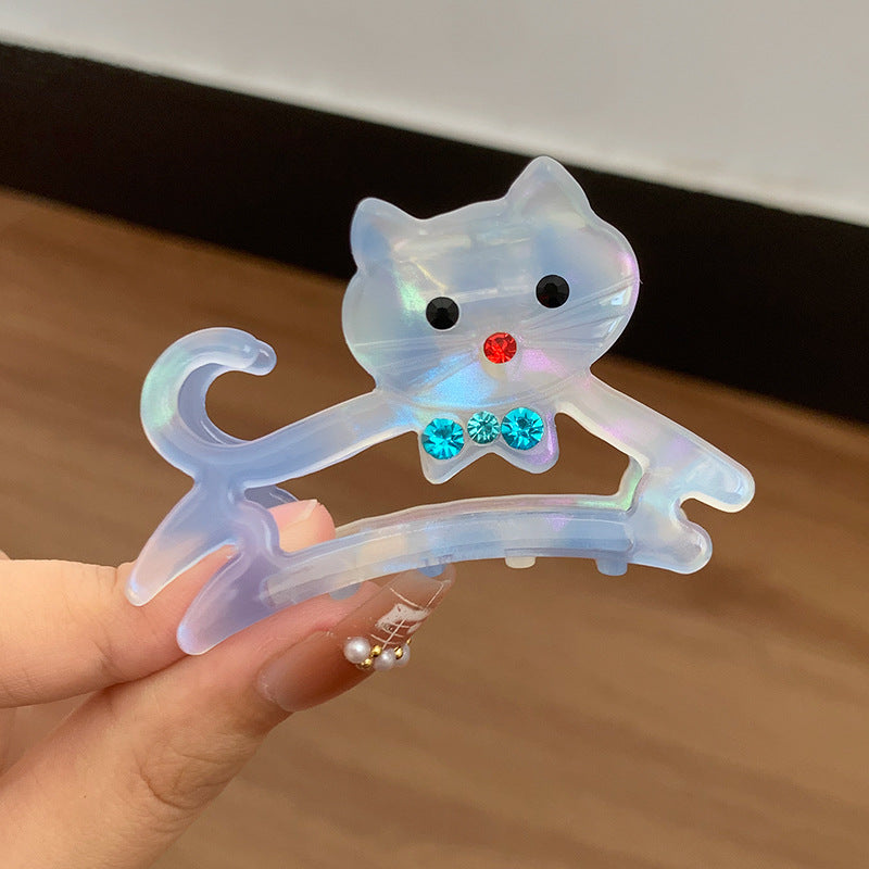 Half-Up Hair Clip - Acetate Shark Hairpin, 6 cm