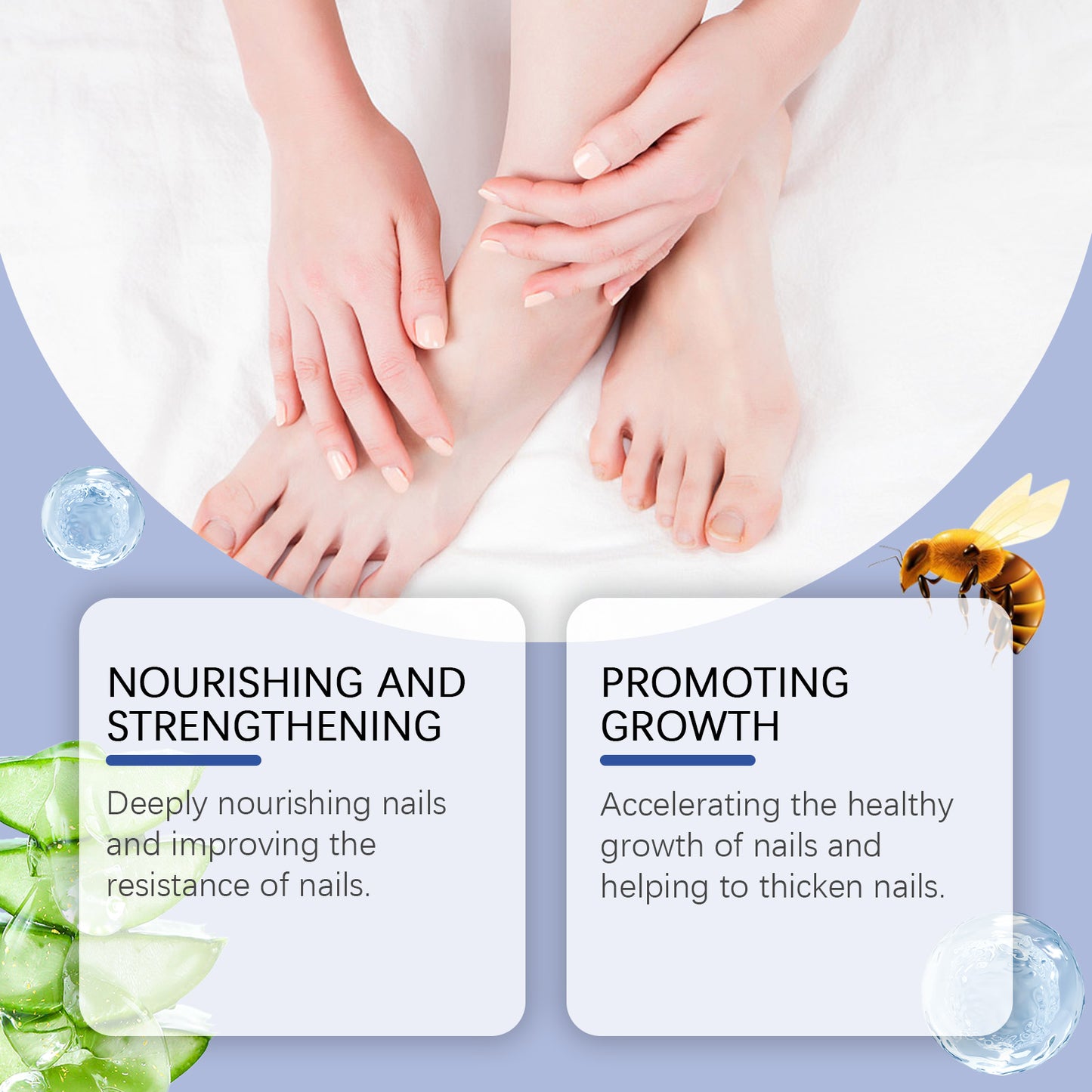 Bee Venom Nail Care Solution - Nourishing Nail Repair & Maintenance 15ml