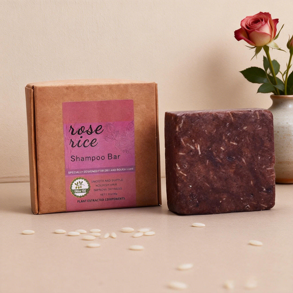 Rose Rice Shampoo Bar – 90g