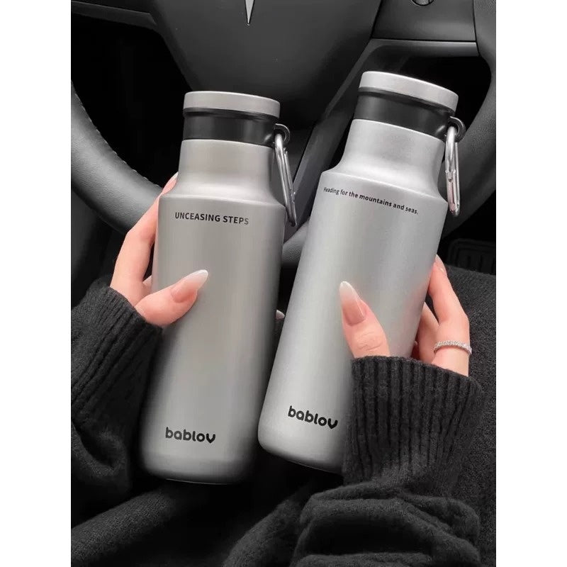 Stainless Steel Insulated Travel Mug 480ml Lightweight Sporty Drinkware