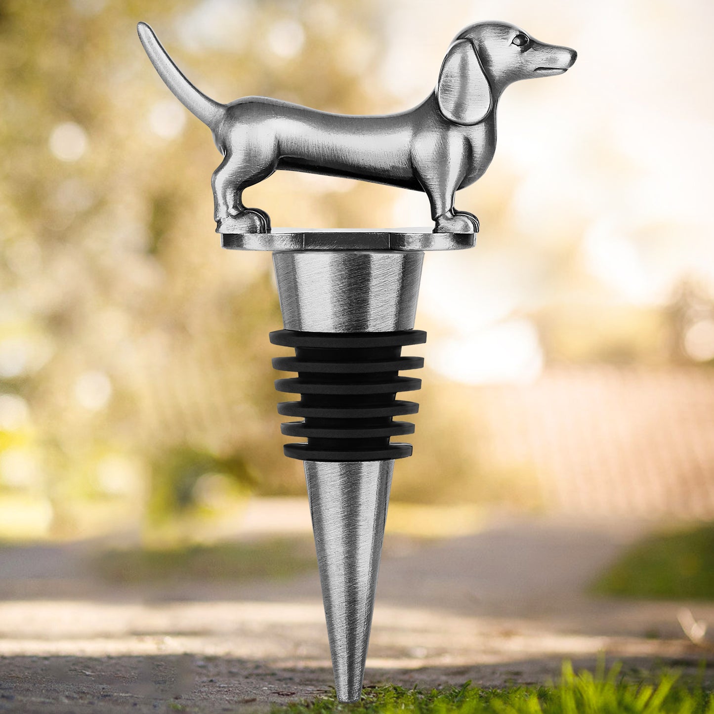 Dachshund Wine Stopper - Unique Dog-Shaped Bottle Sealer