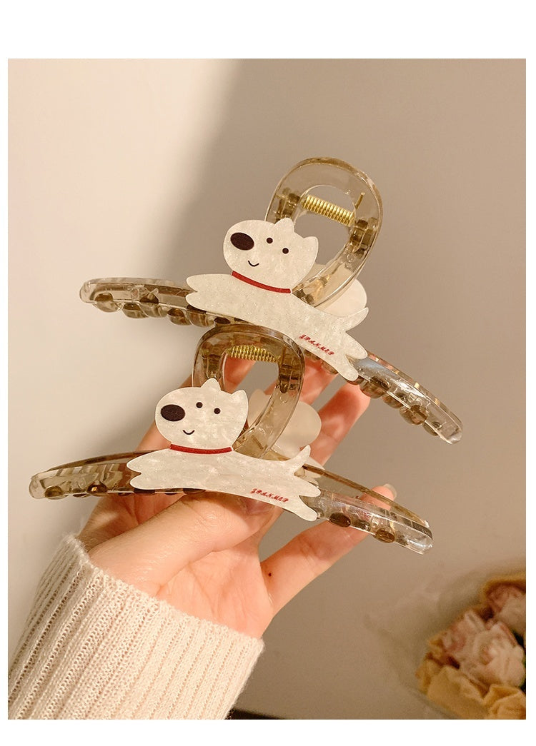 Cute Cartoon Puppy Hair Barrettes