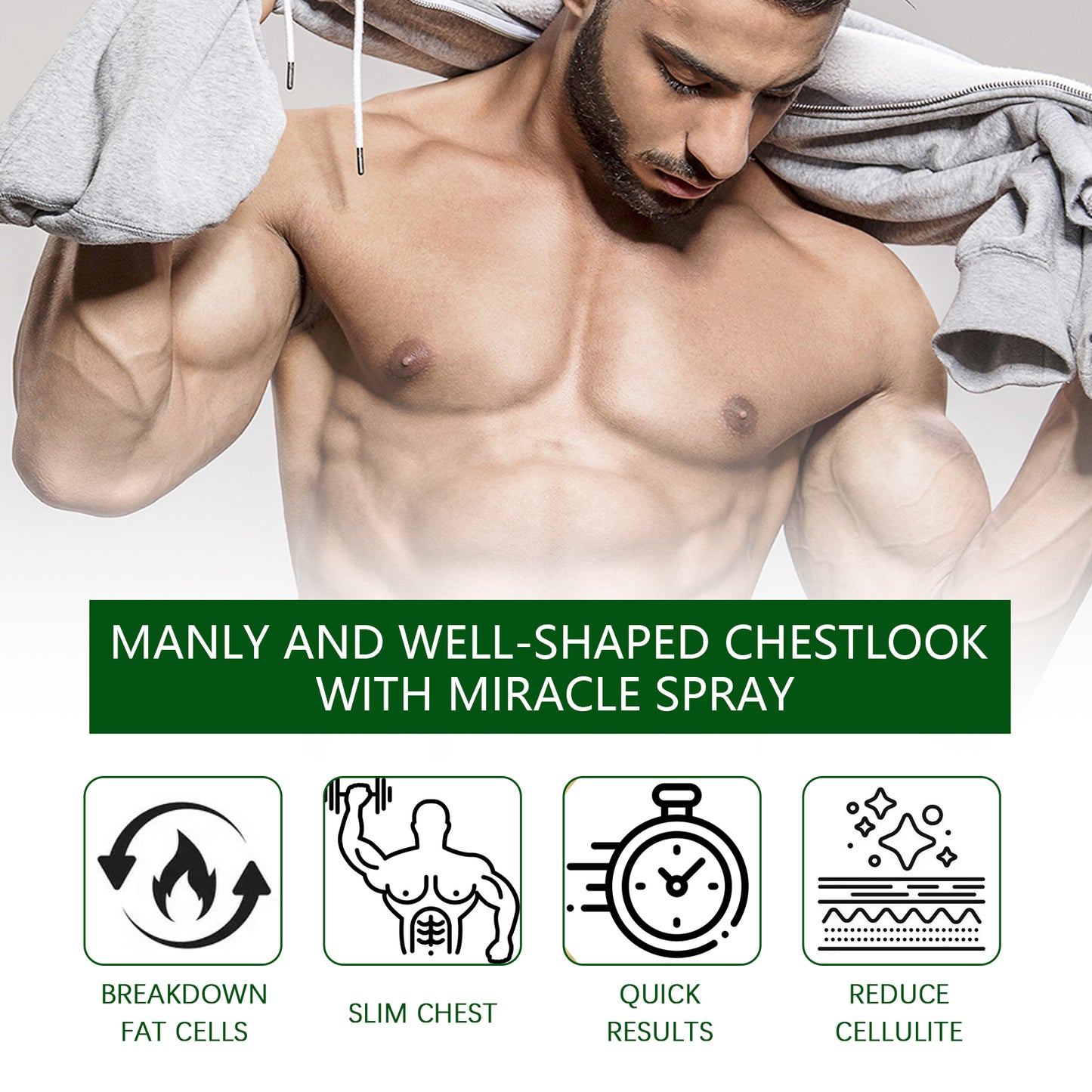 Men's Chest Firming Patches - Anti-Sagging Skin Tightening Treatment