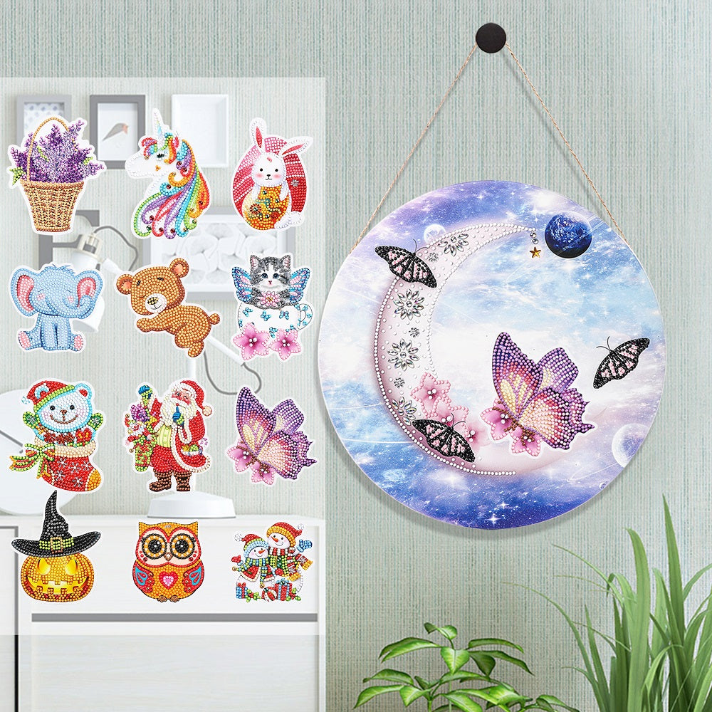Luminous Iron Sheet Decoration Welcome Sign for Home & Garden