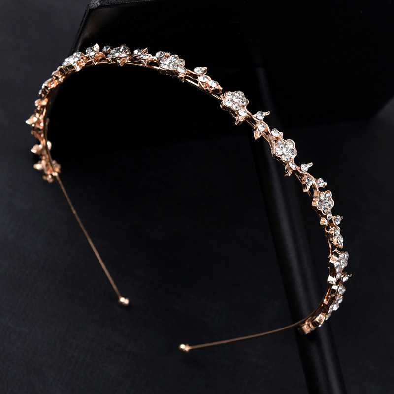 Alloy Flower Diamond Headband