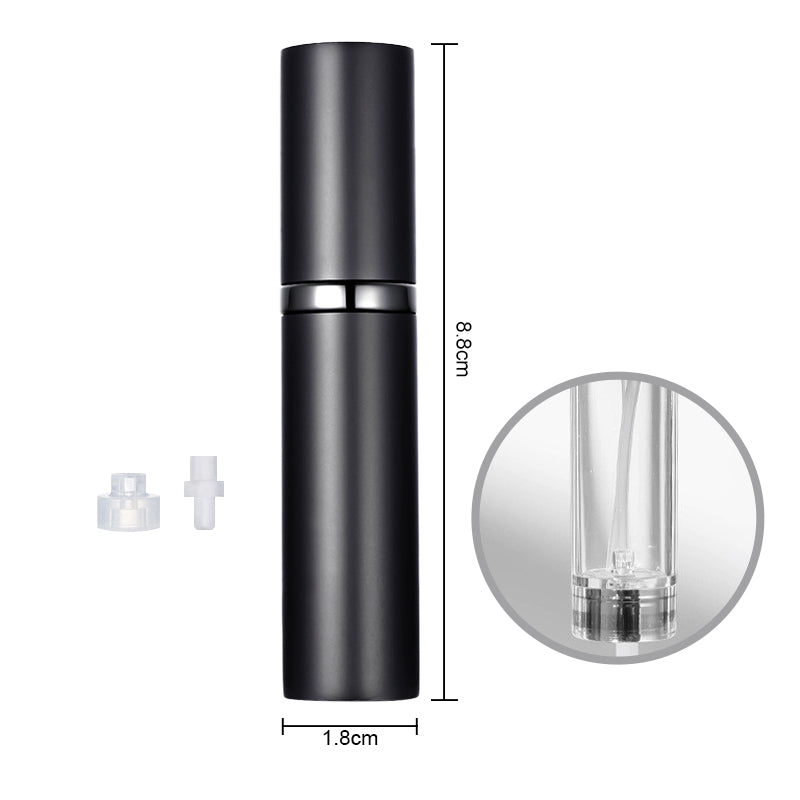 Portable Perfume Sprayer Bottle Set - Refillable Travel Atomizer with 9ML Capacity