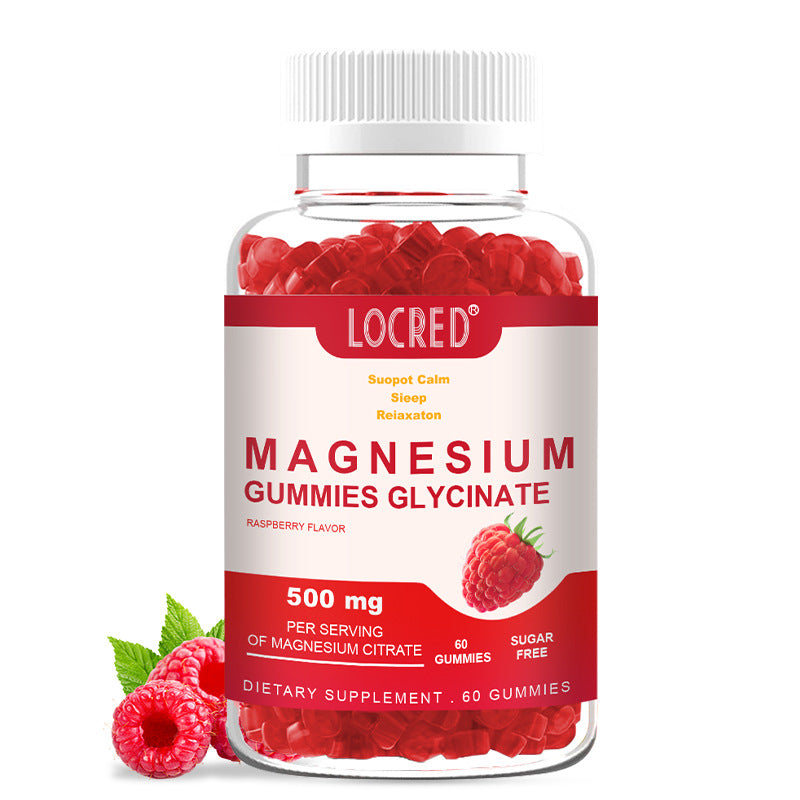 Magnesium Gummies 60 Pieces - Mineral Supplements for Health & Wellness