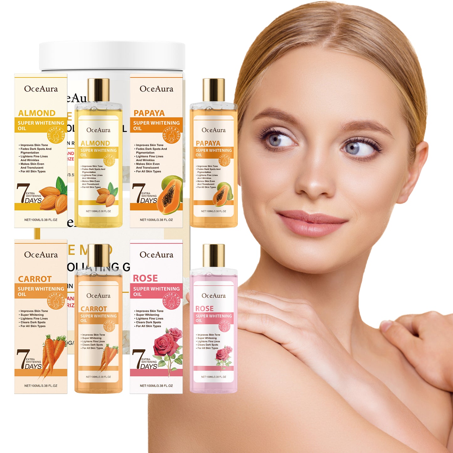 7-Day Moisturizing Body Oil with Jojoba & Hyaluronic Acid - 100ml