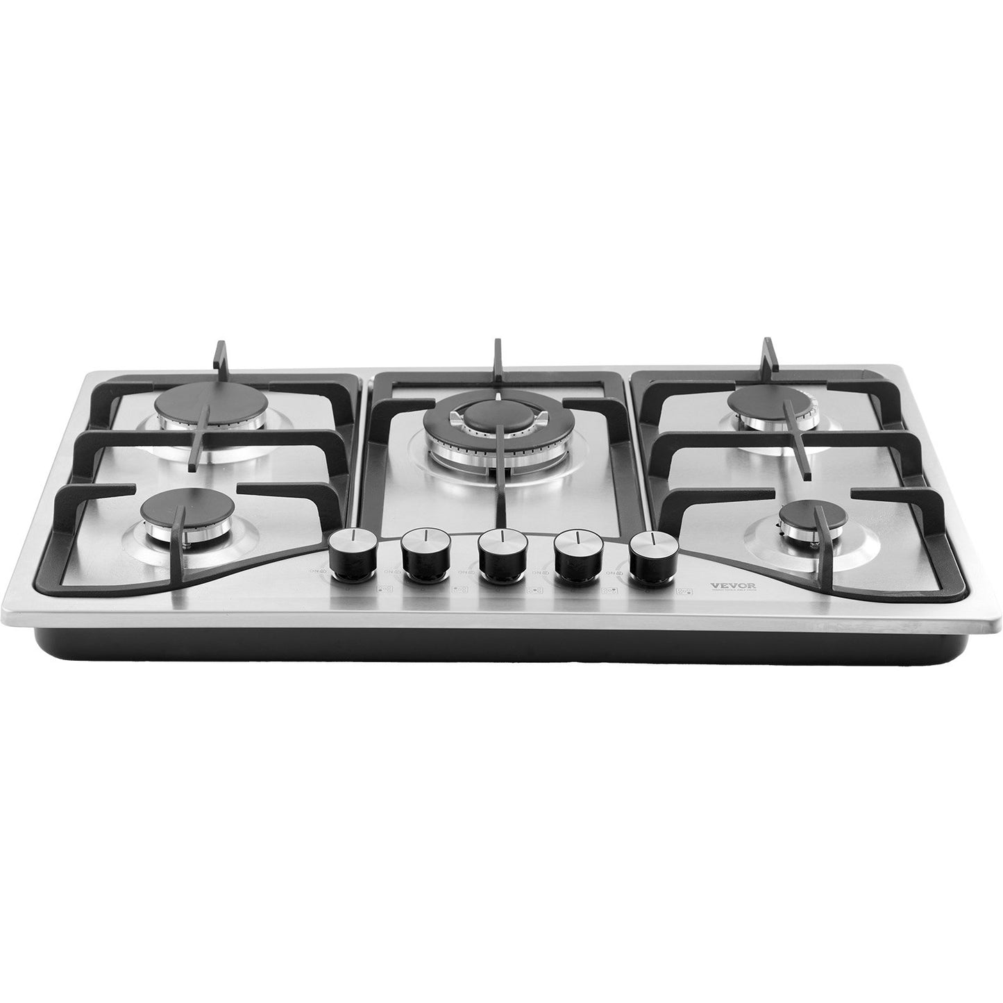 30-Inch Gas Cooktop with 5 Burners - Built-in Stainless Steel