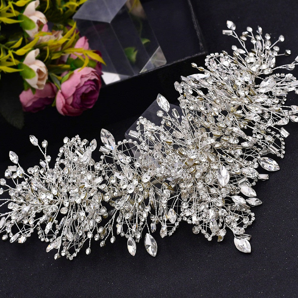 Bridal Tiara Wedding Crystal Crown Rhinestone Headpiece