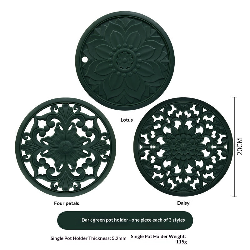 Insulated Silicone Food Bowl Set - High-Temperature Resistant, Multi-Size Kitchen Storage