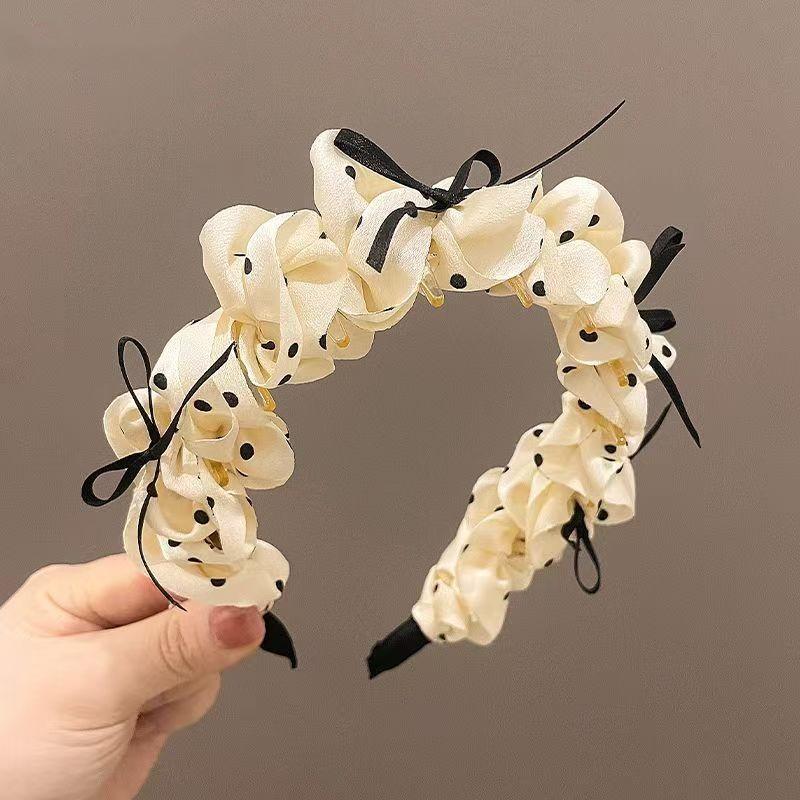 Non-Slip Ruffled Trim Headband for Women - Hair Accessories