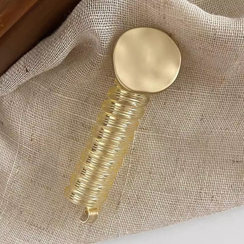 Ponytail Holder with Decorative Telephone Cord Design