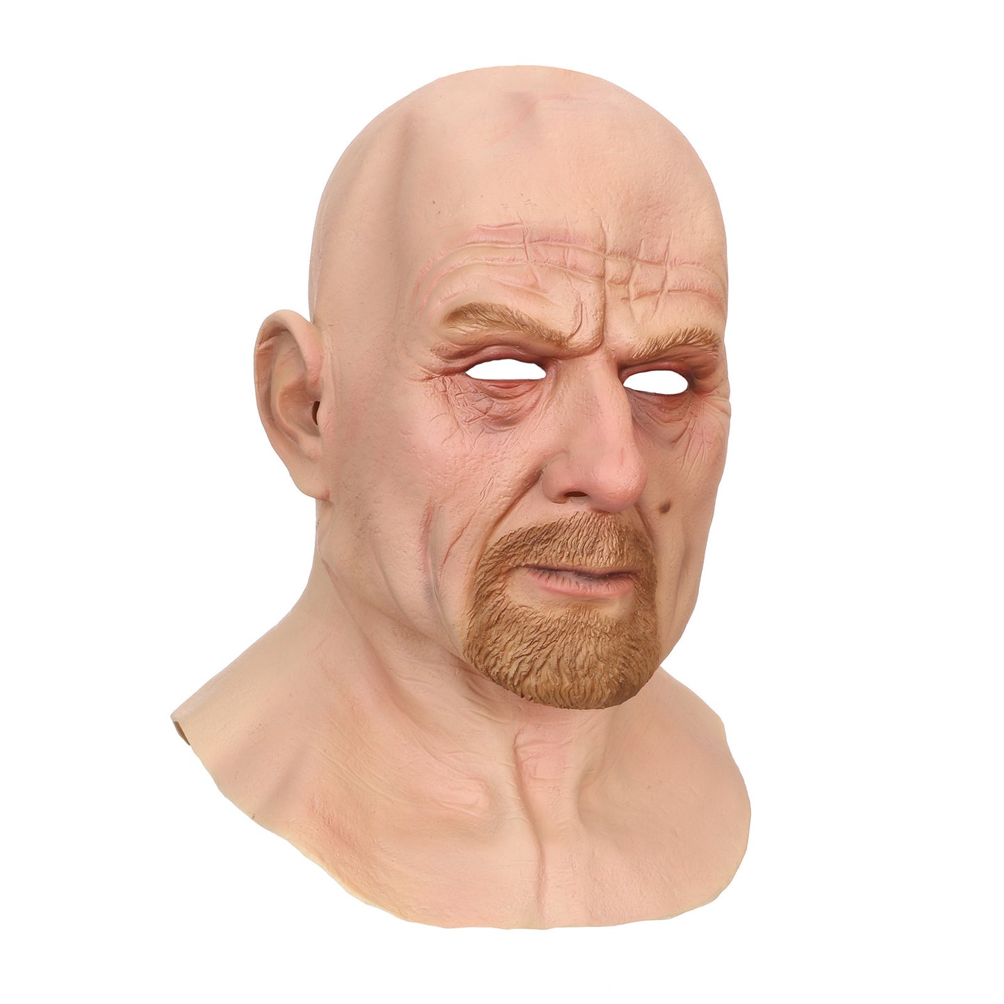 Funny Old White Latex Headgear Halloween Cosplay Mask