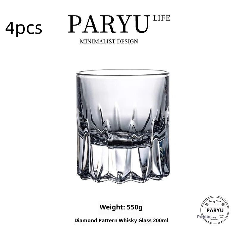 Elegant Crystal Wine Glass Set - Multiple Styles & Sizes
