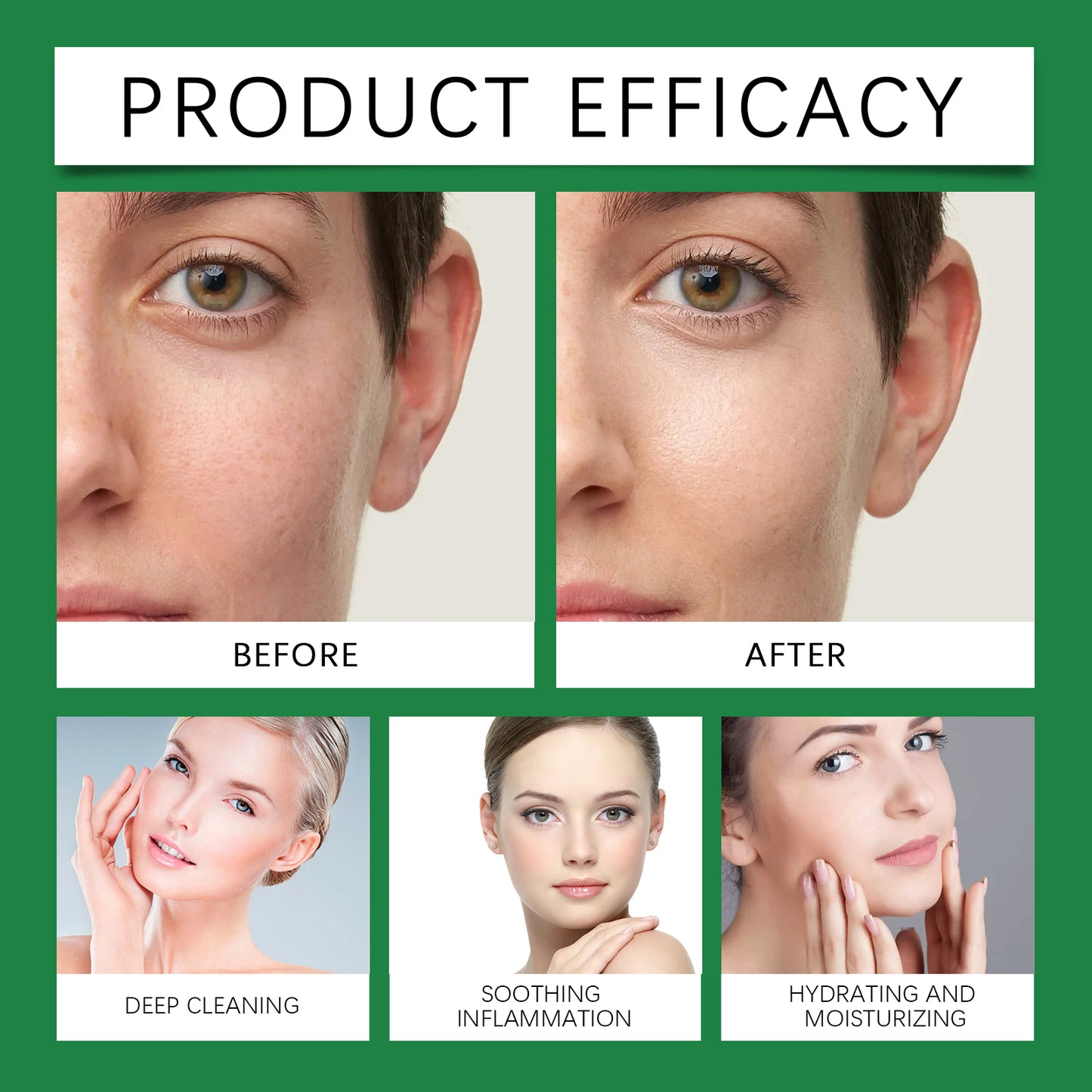 Mugwort Calming Facial Cleanser - Hydrating & Pore Clearing Face Wash