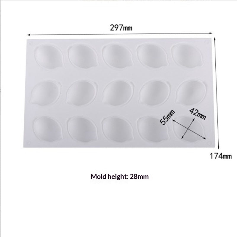 Silicone Fruit Candle Mold for Baking and Crafting - Assorted Shapes & Sizes