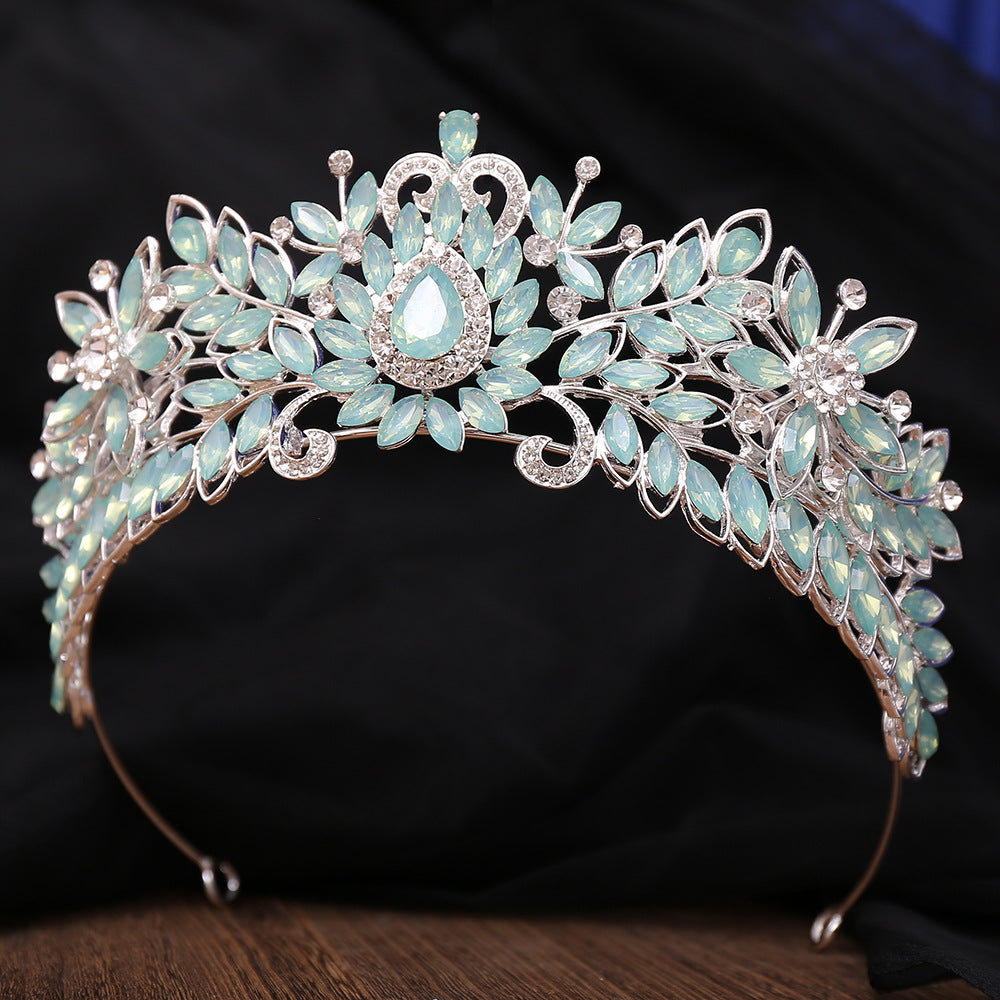 Bridal Crown Hair Accessory with Rhinestones